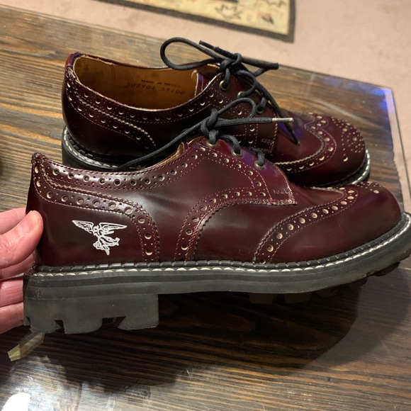 SOLD! Sz 8 Vintage John Fluevog Angel Soles Oxford Shoes - Picture 3 of 16